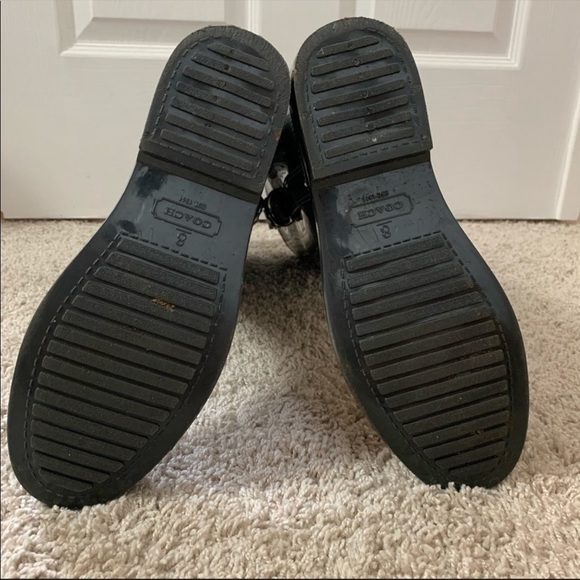Coach Tasha Shiny Rainboots Size 8 - Picture 4 of 6